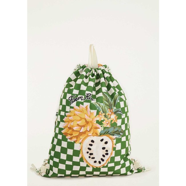 Bolsa Praiana FARM Biriba Off White Verde