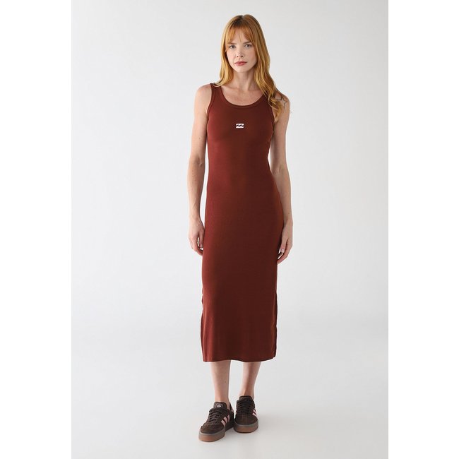 Vestido Feminino Billabong Tomboy Tank Dress Vinho