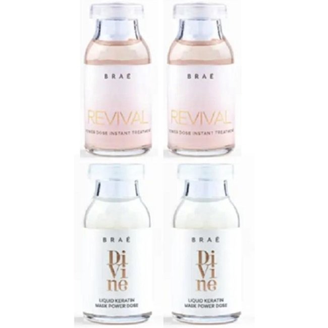 Brae kit de ampolas Divine e Revival / com 4 unidades
