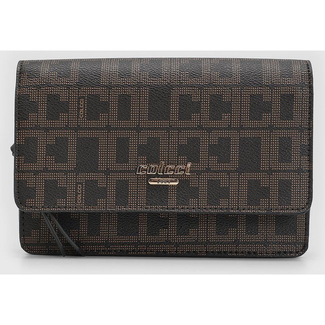 Bolsa Transversal Feminina Colcci Alça Corrente Marrom