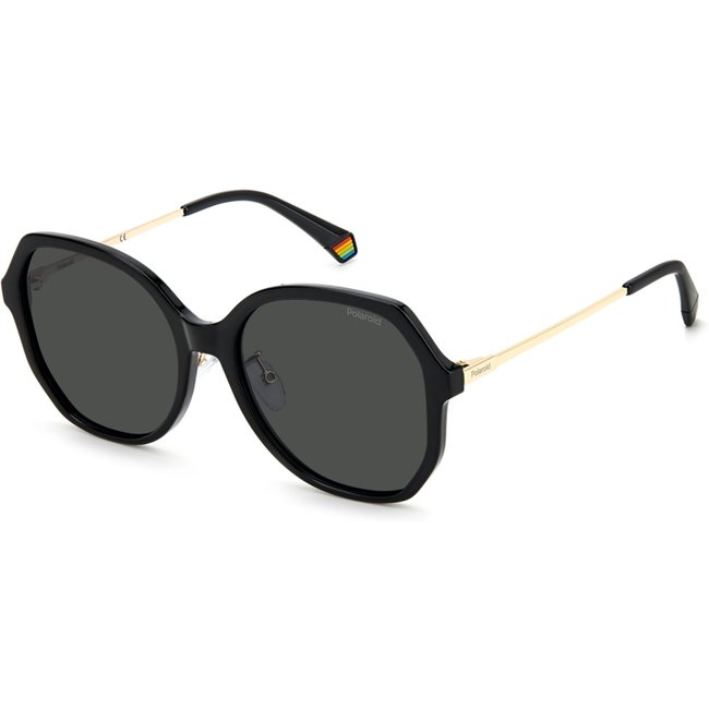 Óculos de Sol Polaroid 6177 G S 807 57M9 Preto Feminino