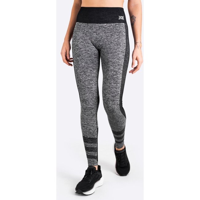 Calça Legging HUPI Seamless Mescla Cinza