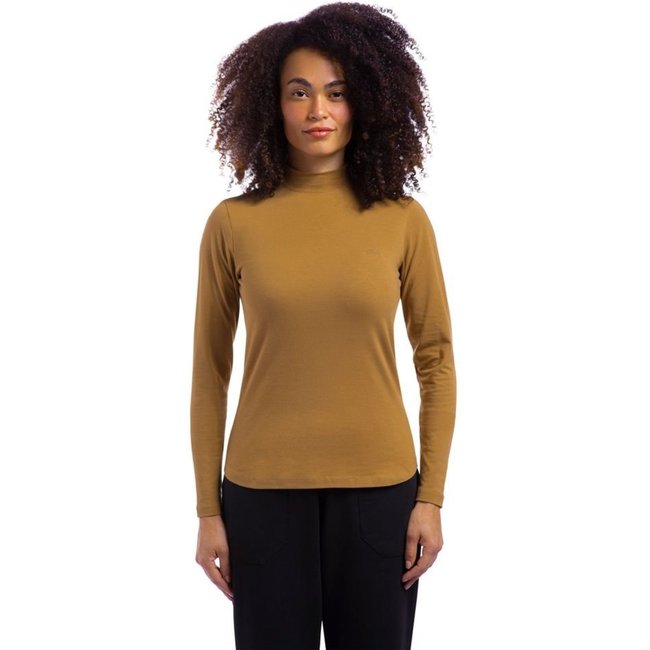 Camiseta Manga Longa Comfy Olympikus Feminina G Marrom