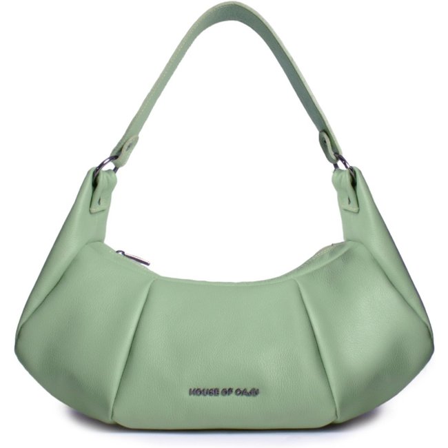 Bolsa Feminina Em Couro Tiracolo Kiwi “Ana Caetano”