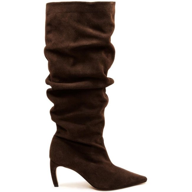 Bota Couro Marrom Cano Longo Cecconello 2625001-7