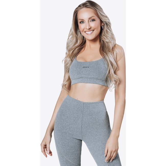 Top Atlea ComfyCraze - Cinza mescla