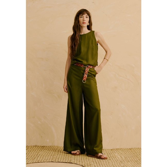 Calça Pantalona Lisa