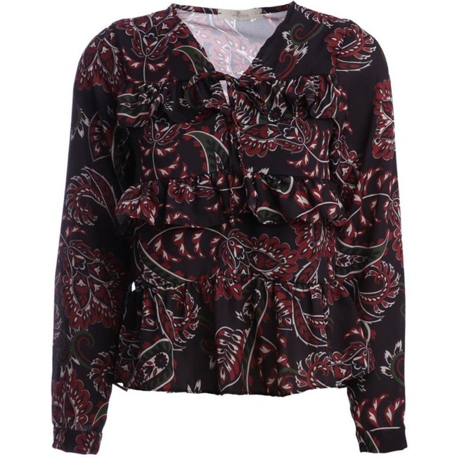Blusa Manga Longa Autentique Feminina PRETO