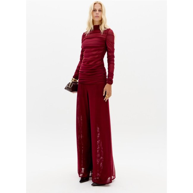 Calça Pantalona De Tule Lança Perfume