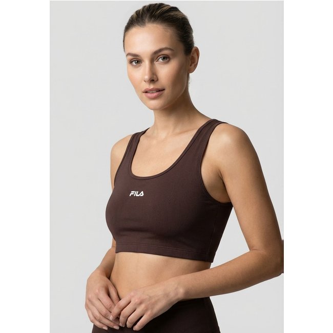 Top Feminino Fila Nadador Essential Cast Marrom