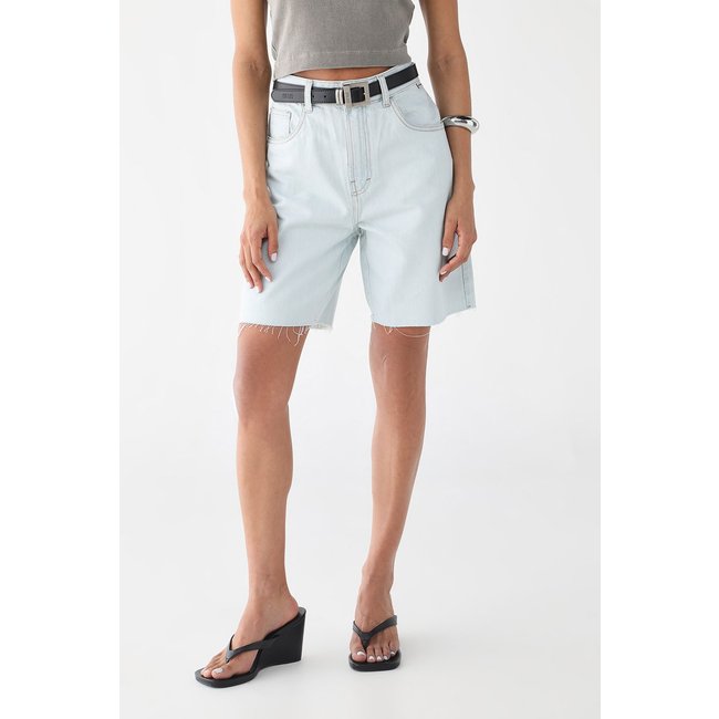 Bermuda Feminina John John Jeans Lavagem Clara Azul