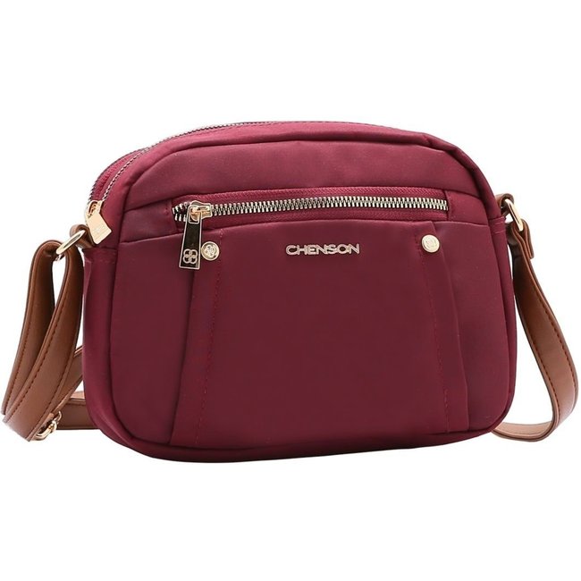 Bolsa Feminina Chenson Microfiber Vinho 3184585