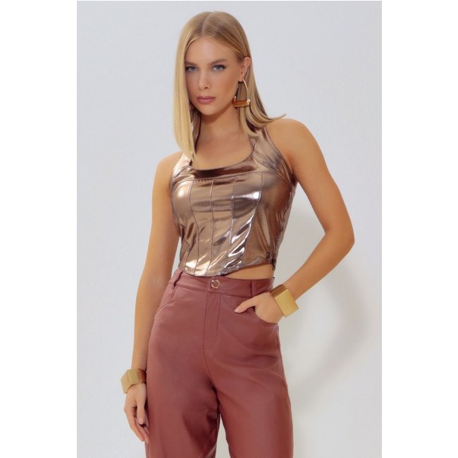 CROPPED MOONLIGHT COBRE Gatabakana