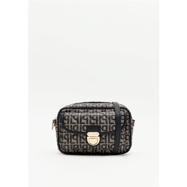 Bolsa Crossbody Monograma Com Bolso Frontal Lança Perfume