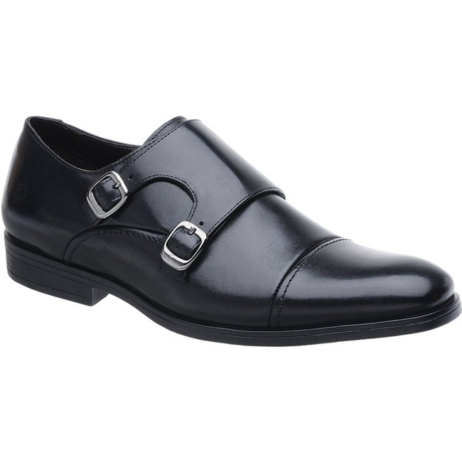 Sapato Feminino Monk Malbork em Couro Preto Solado Comfort 60412FP