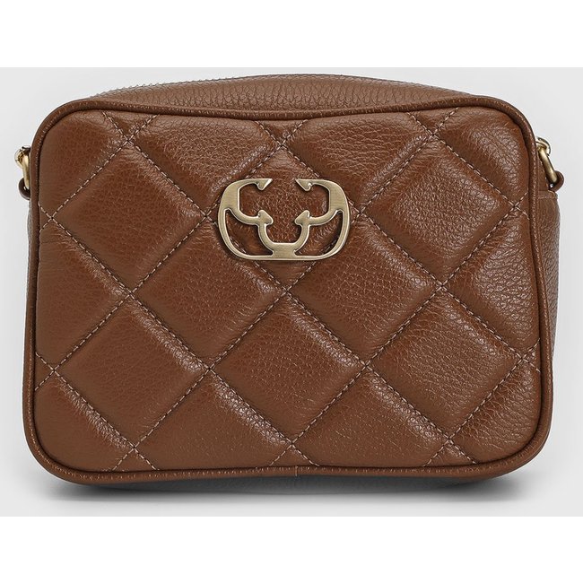 Bolsa Tiracolo Feminina Capodarte Alça Corrente Marrom