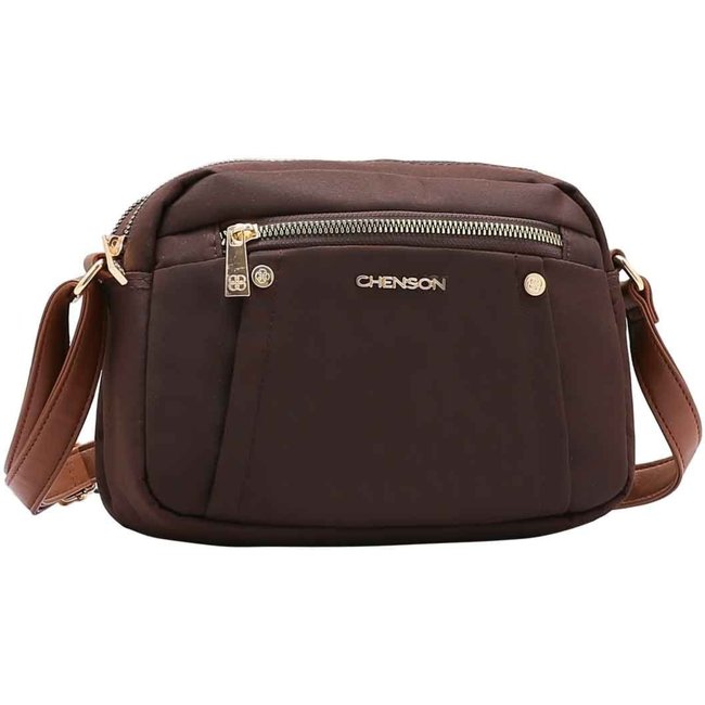 Bolsa Feminina Chenson Microfiber Café 3184585