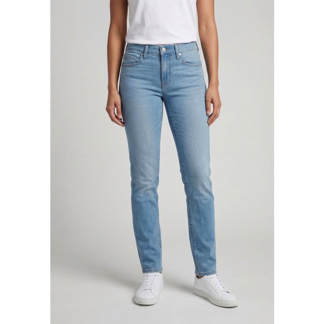 Calça Feminina Levis 724 High Rise Straight Azul