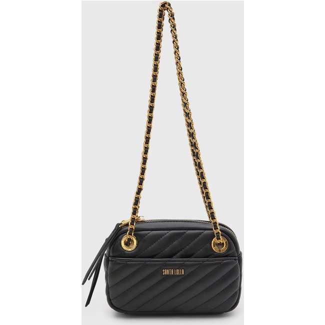 Bolsa Feminina Santa Lolla Matelassê Preta