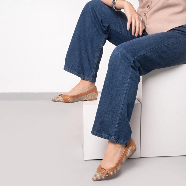 Sapatilha OSC Casual Tramada Feminina Marrom