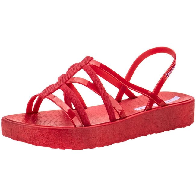 Sandália Feminina Flat Diversa Ipanema 27238 3297238 Vermelho