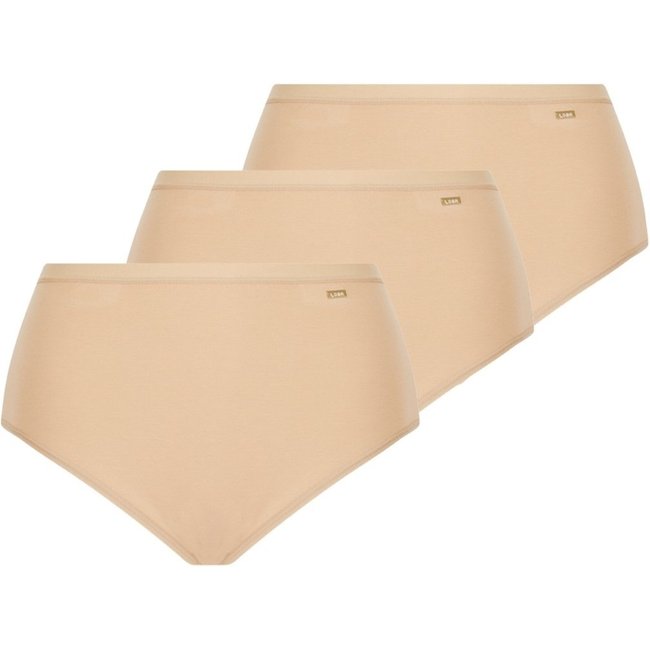 Kit com 3 Calcinhas Alta Loba 40351-001 Bege