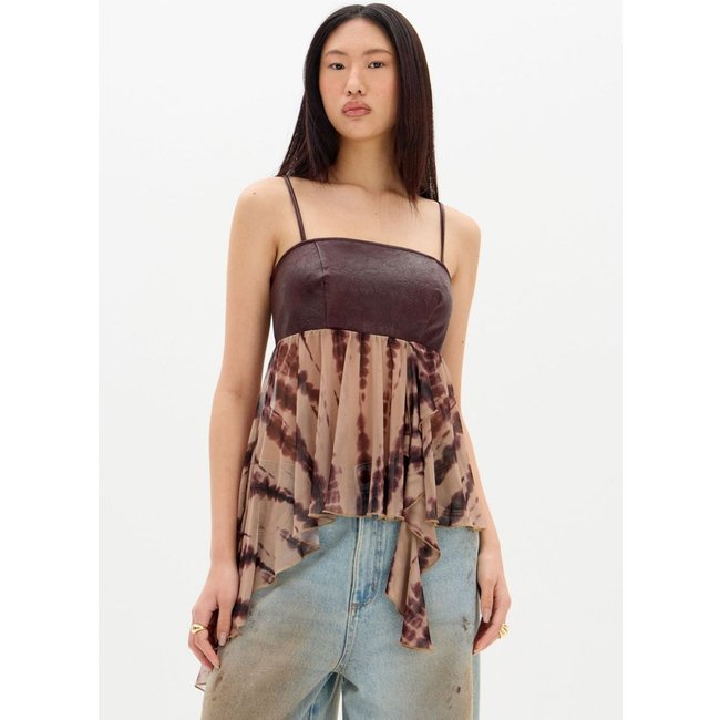 Blusa Solta Tule De Alça Estampada My Favorite Things