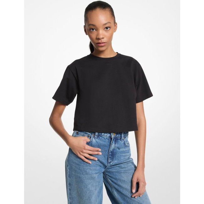 Camiseta Cropped Mk Logo Mt551r42zu100
