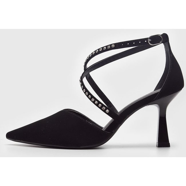Scarpin cê Tira Aplicação Preto