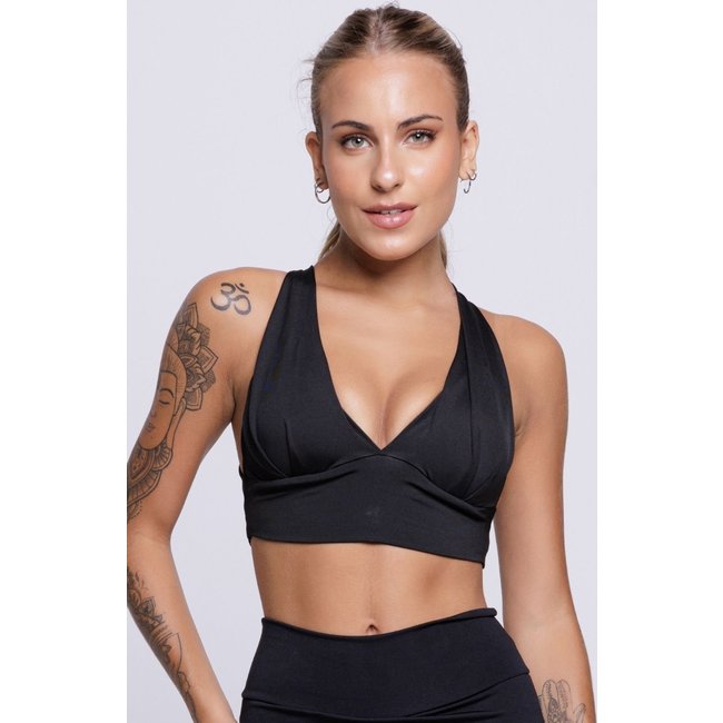 Top Serra e Mar Modas Fitness Bojo Vick Preto