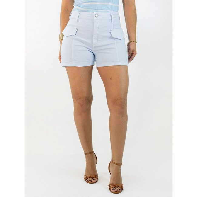 Short Feminino Mom Sarja Cintura Alta Candy Colors Anticorpus