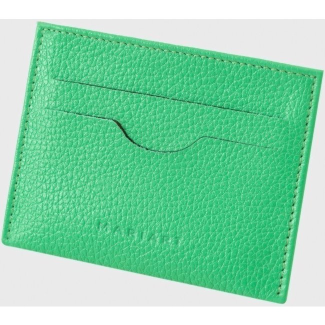 Porta Cartão de Couro Mariart Zircônio Green