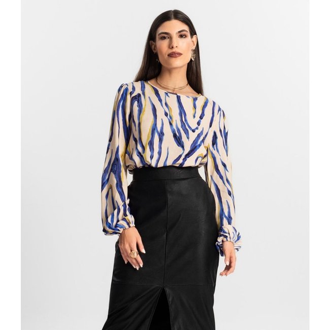 Blusa Feminina Manga Longa Endless Bege