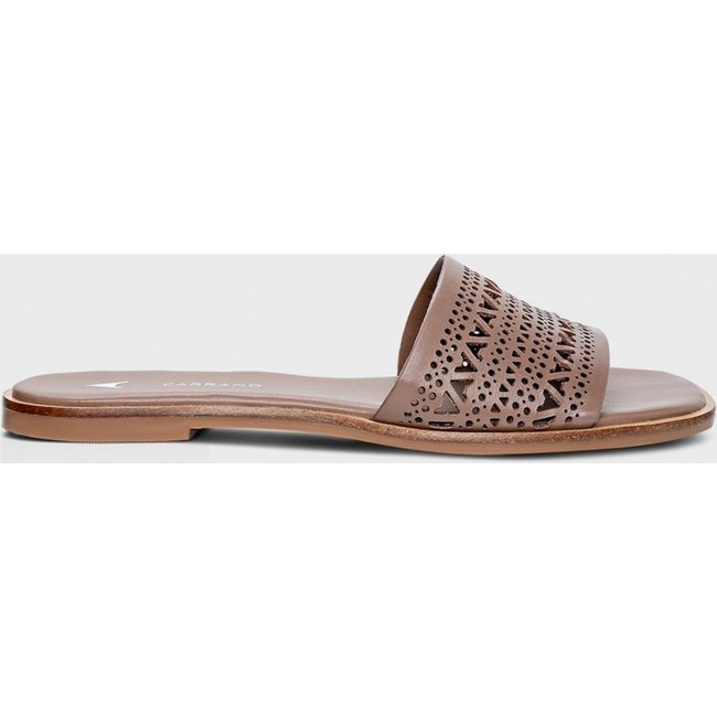 Chinelo Flat Carrano 777016 Marrom