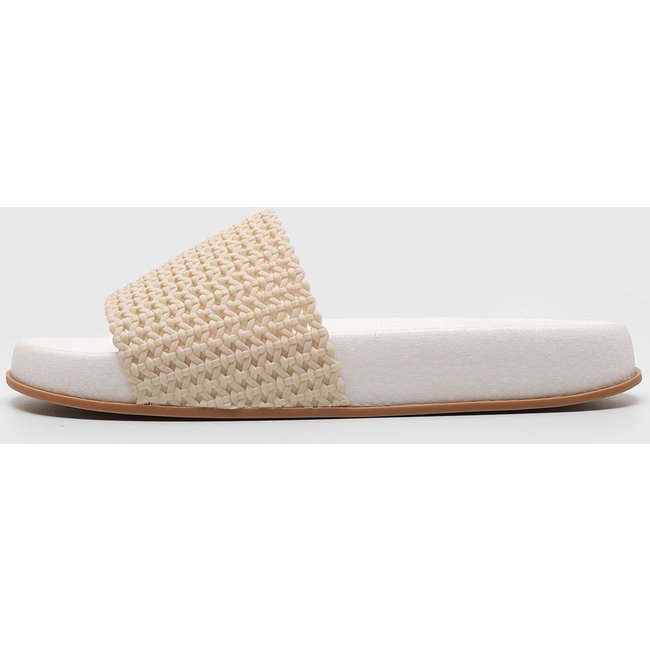 Rasteira Moleca Tira Trançada Off-White