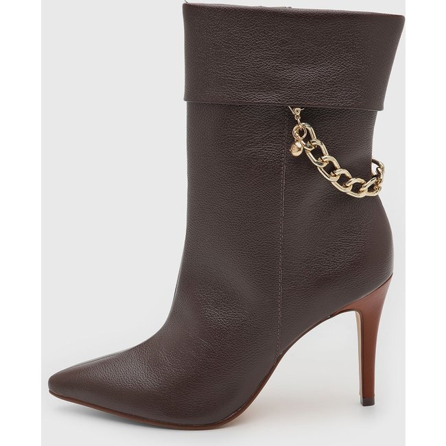 Bota Feminina Jorge Bischoff Corrente Marrom