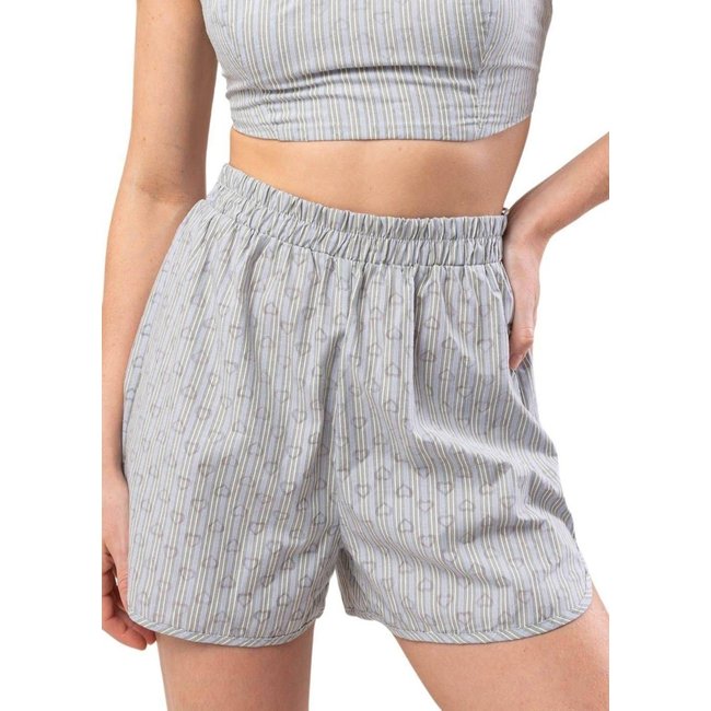 Shorts Sawary Listrado - 278621 - Cinza - Sawary