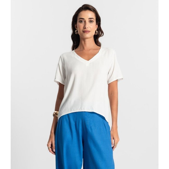 Blusa Feminina Viscose Endless Off White