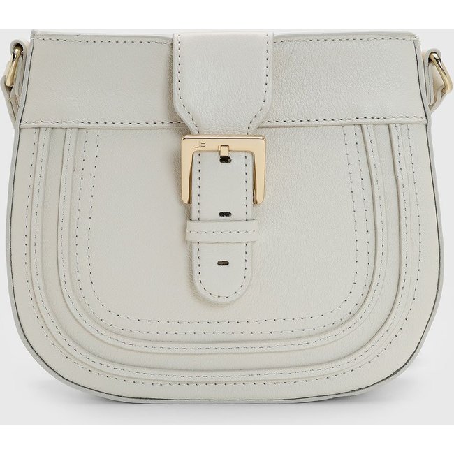 Bolsa Feminina Jorge Bischoff Alça Ajustável Off-White