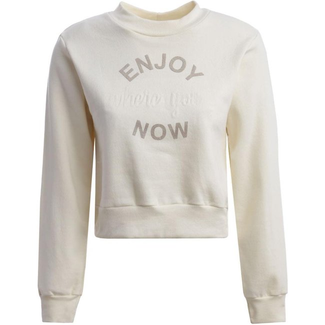 Moletom Felpado Feminino OFF WHITE