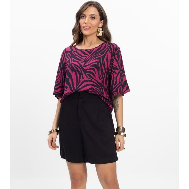 Bermuda Viscose Double Feminina Endless Preto