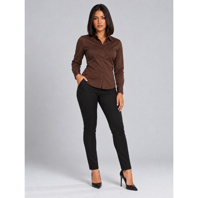 Calça Feminina Montaria Cintura Alta Com Bolsos Crocker