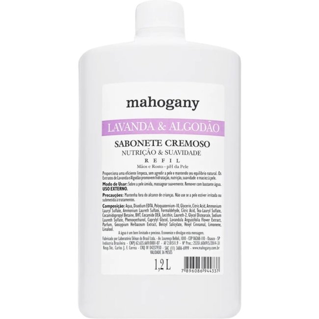 Mahogany Sab Liq Lavanda E Algodao 1.2L