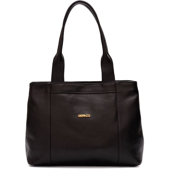 Bolsa de Couro Griffazzi Ombro Preto
