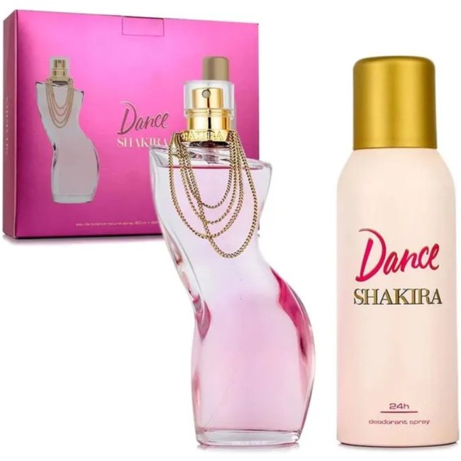 Kit Shakira Dance Feminino Edt 80ml + Desodorante 150ml