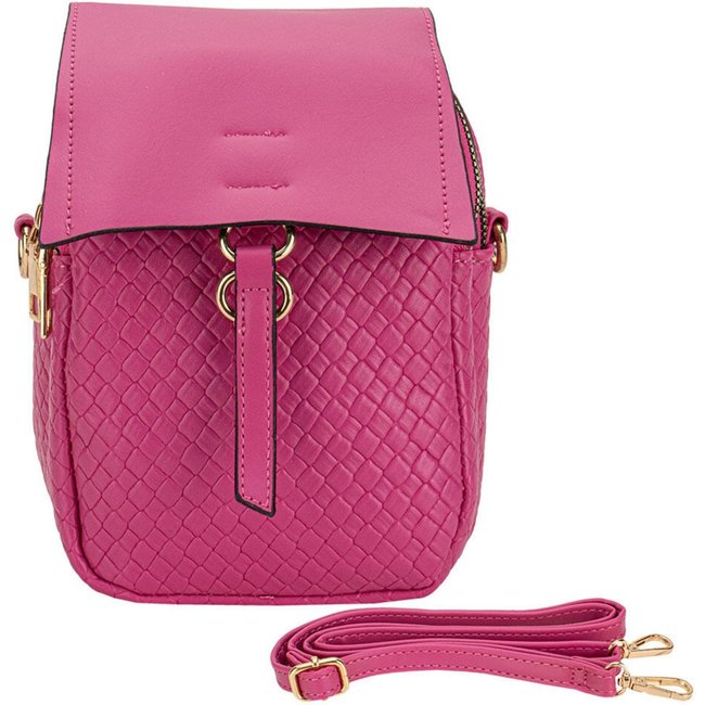 Bolsa Feminina Transversal Fuseco Wbft81004 7938104 Pink