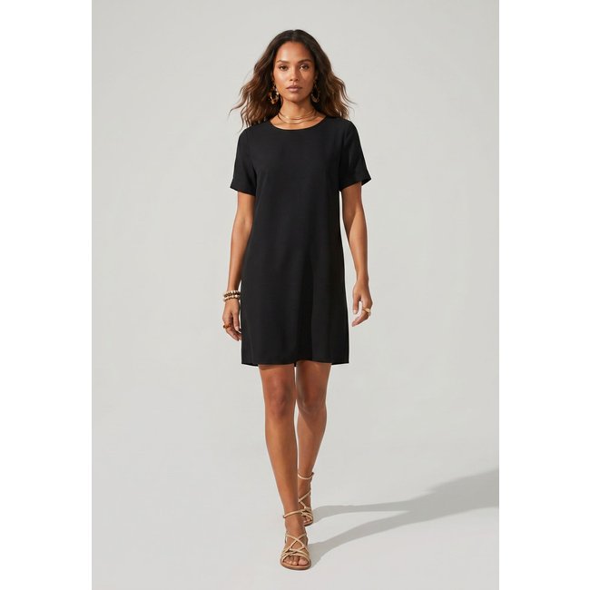 Vestido Feminino Lez a Lez Rayon Twill Preto