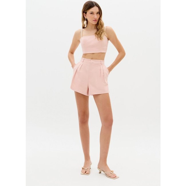 Short Alfaiataria Com Cintura Média Lança Perfume