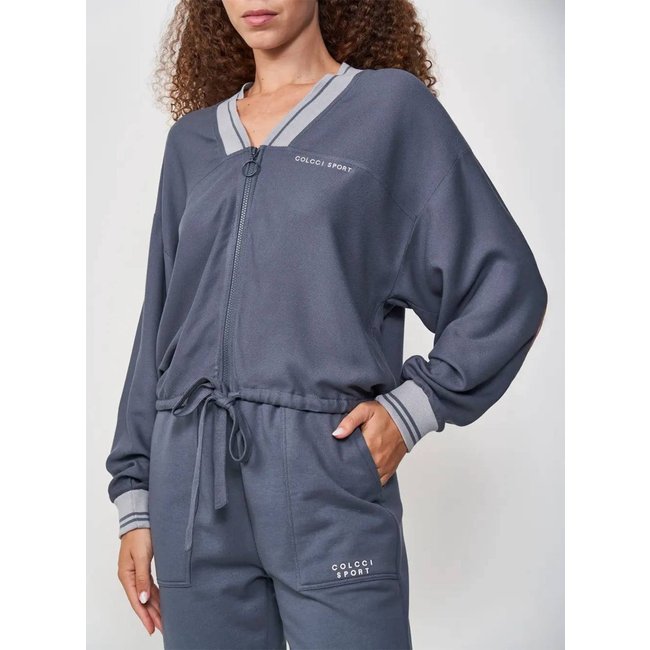 Jaqueta Colcci Sport Loose Feminina Cinza