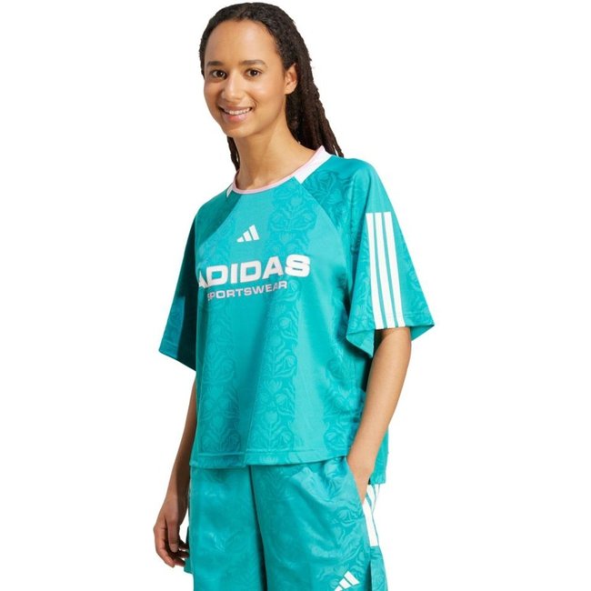 Camiseta Jacquard Tiro x Common Goal adidas Sportswear Verde